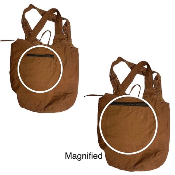 Indian Traditional Gold Stitched Sequined Hobo Shoulder Bag - Picture 9 of 12